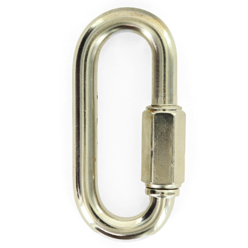 5/16in.(8mm)Thick Steel Quicklink - Polished Nickel Finish