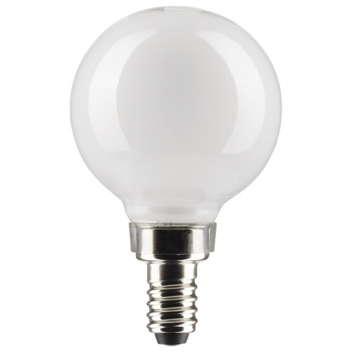 5.5-watt LED lamp is traditional, yet contemporary with its sleek finish and energy saving LED technology. Elegantly illuminate any room in the house with this dimmable, globe shaped bulb. Sophisticated and modern, this lamp delivers 15,000 hours of warm white light.