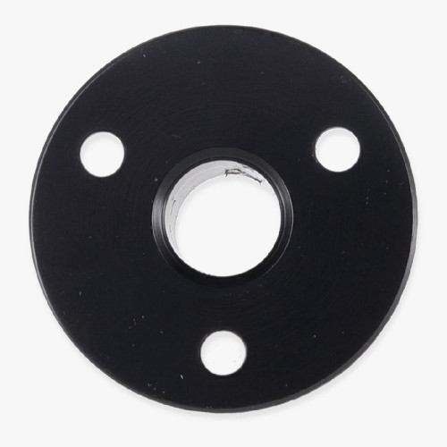 1/8ips (3/8in O.D) Male Threaded Brass Flange - Black Finish