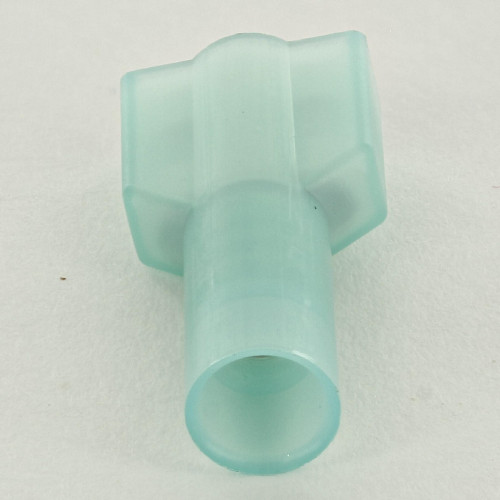 Female 16-14 Gauge Wire Blue Fully Insulated Quick Slide Connector