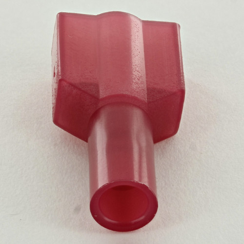 Male 22-16 Gauge Wire Red Fully Insulated Quick Slide Connector