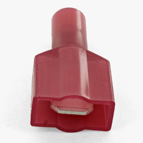 Male 22-16 Gauge Wire Red Fully Insulated Quick Slide Connector