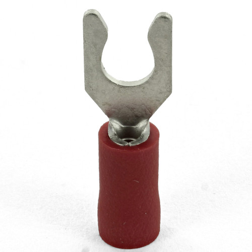 #8 Snap Spade Fork Crimp On Wire Connector
