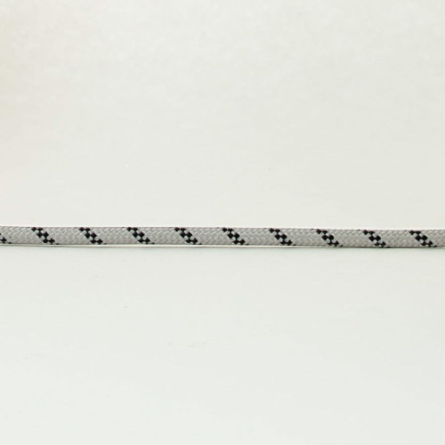 18/1 AWM Type - Silver With Black Tracer - UL Recognized Cloth Covered Stranded Flexible Cord