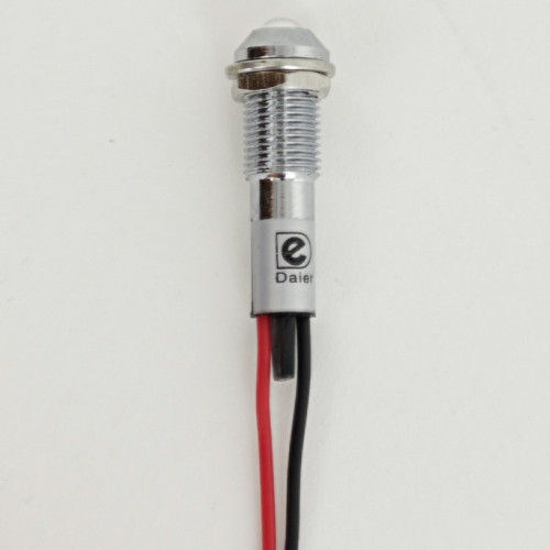 2W - 120V - White Light 8mm Indicator Light