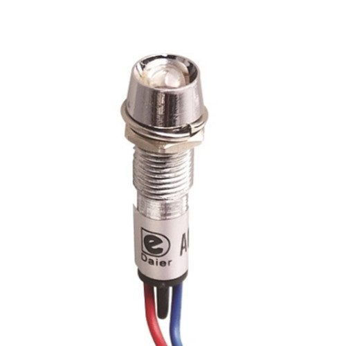 1W - 120V White Light 8mm Indicator Light