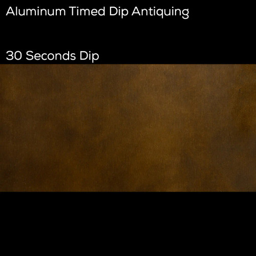 Alukot 55 Aluminum Dip Patina. Aluminum Parts should be thoroughly cleaned and prepped prior to usage.