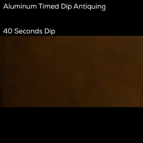 Alukot 65 Aluminum Dip Patina. Aluminum Parts should be thoroughly cleaned and prepped prior to usage.