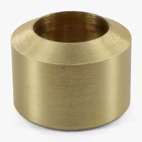 1/4ips Female Tapered Wire Exit Cord Wire Cord Bushing - Unfinished Brass