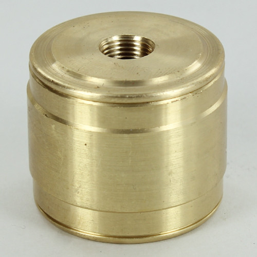 No Side Hole - 1/4ips. Bottom - Colonial Style Cluster Body - Unfinished Brass