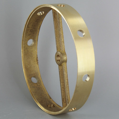 5.525in (140mm) Diameter with 8 Side Holes Cast Brass Body Ring