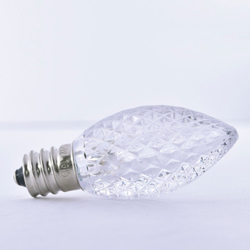 C7 LED 0.6W E12 Base Clear Light Bulb