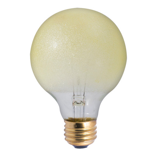 40W Amber Ice E-26 Base G25 Globe Bulb