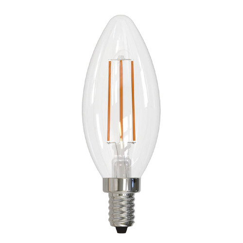 5W LED E12 Base B11 3000K Filament Clear Bulb