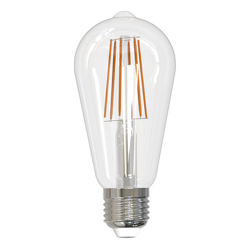 8.5W LED E-26 Base ST18 Fully Compatible Dimming 3000k Clear Bulb