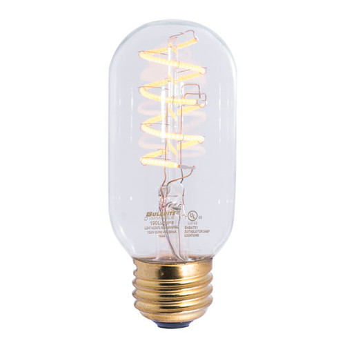 4W= 40W T-14 Style  Spiral Curved Filament Led Bulb
