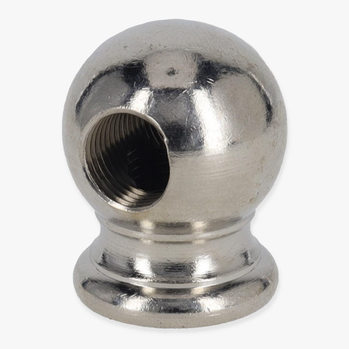 1/8ips Threaded - 7/8in Diameter Tee Fitting Ball Armback - Polished Nickel