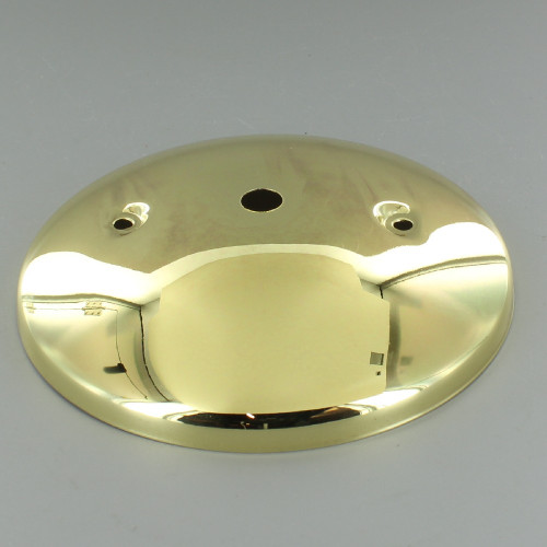 2-3/4in Bar Holes - Modern Canopy - Brass Plated