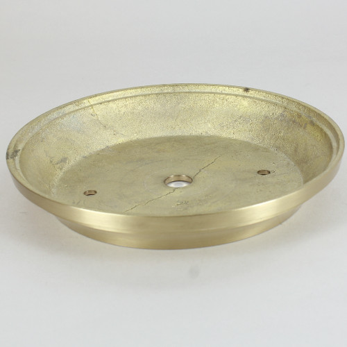 2-3/4in Bar Hole - Cast Brass Canopy - Brushed  Brass Finish
