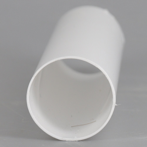 3-1/2in. Long Soft Plastic E-12 Base Candle Socket Cover - Candelabra - White