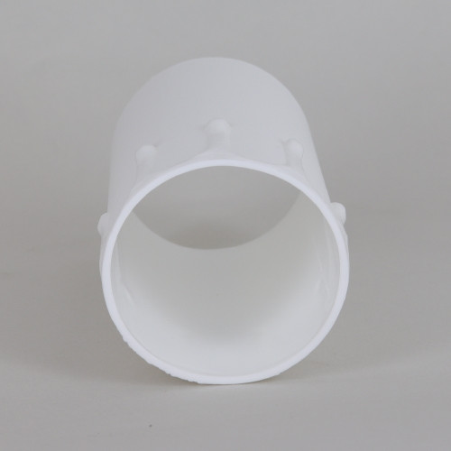 42mm OD X 85mm Height White Drip Candle Cover Sleeve for use with SO7175 series E26 amd E27 Lamp Holder Sockets.