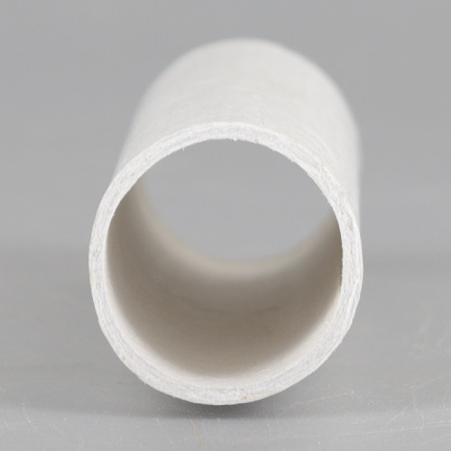 3in. Long Paper/Fiber E-12 Candelabra Base Candle Socket Cover - White