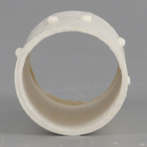 2in. Long Paper/Fiber E-12 Candelabra Base Candle Socket Cover - White Drip