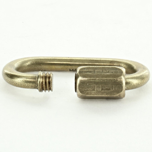 1/8in. Thick Solid Brass Quick Link