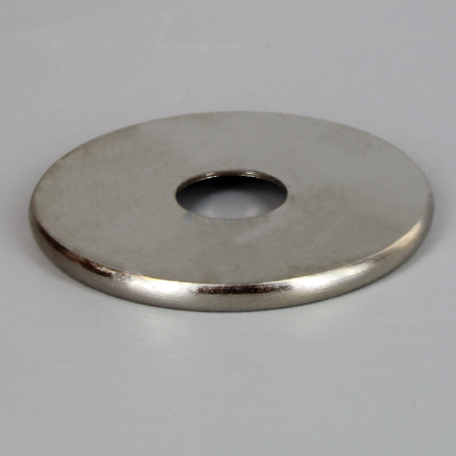 1/2in. x 1/8ips slip Polished Nickel Finish Turned Brass Check Ring