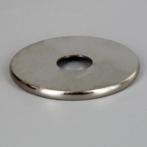 1-1/2in. x 1/8ips slip Polished Nickel Finish Turned Brass Check Ring