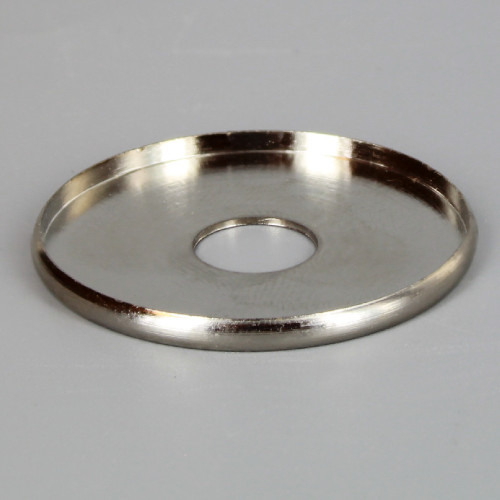 1-1/4in. x 1/8ips slip Polished Nickel Finish Turned Brass Check Ring