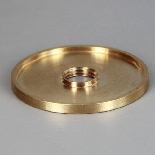 5/8in. x 1/8ips Threaded Straight Edge Turned Brass Check Ring