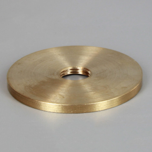 1-1/2in. x 1/8ips Threaded Straight Edge Turned Brass Check Ring