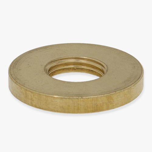 3/4in. Seat X 1/8ips.(7/16in) Threaded Straight Edge Turned Brass Check Ring.
