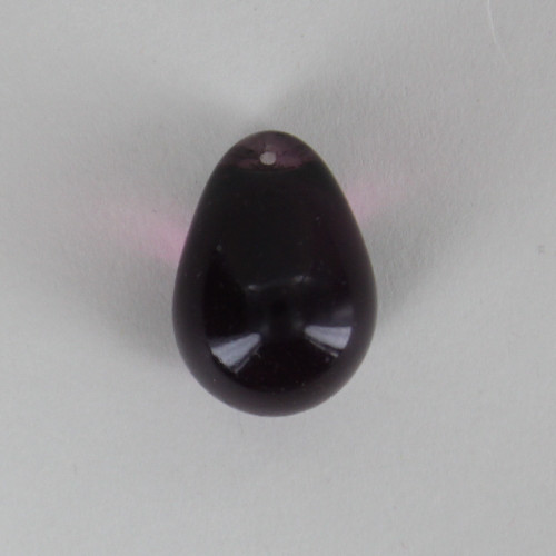 21mm. Amethyst Crystal Grape with Hole