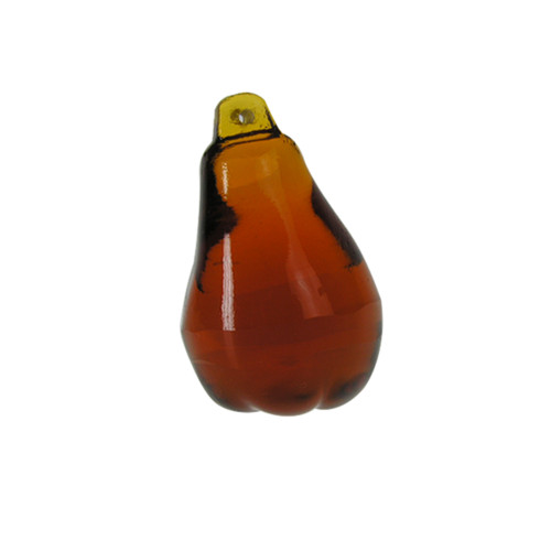 60mm. Amber Crystal Pear