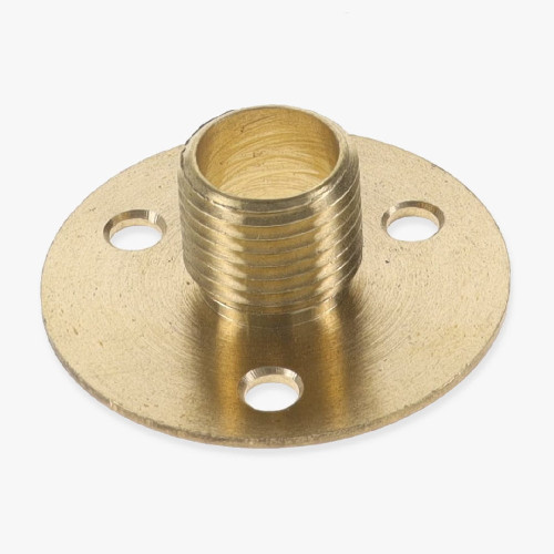 1/8ips Male Threaded Unfinished Brass Flange