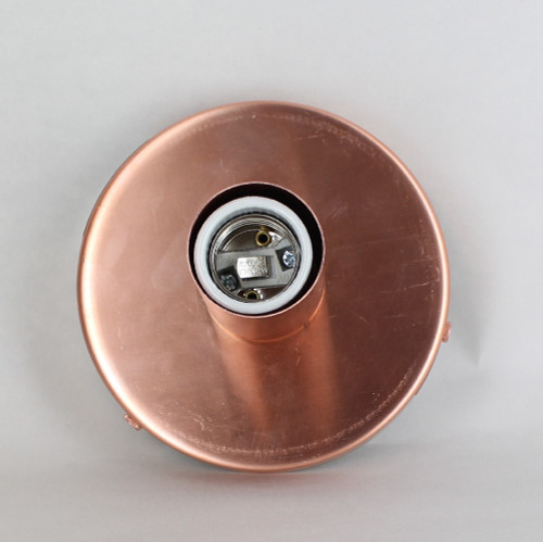 1 Light Flush Surface Mount Raw Copper Fixture