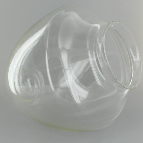 Clear Plain Acorn Glass Shade with 4in. Neck
