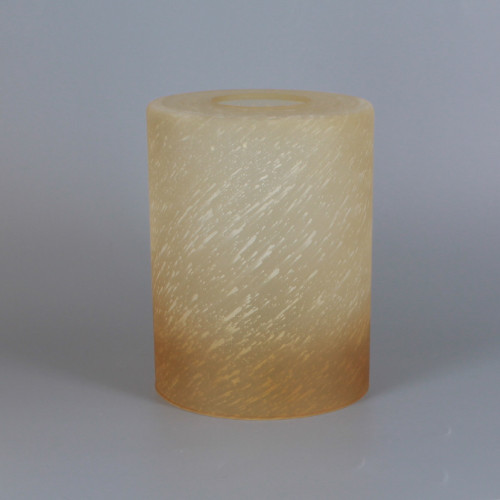 Amber Harvest Finish Cylinder Glass Shade