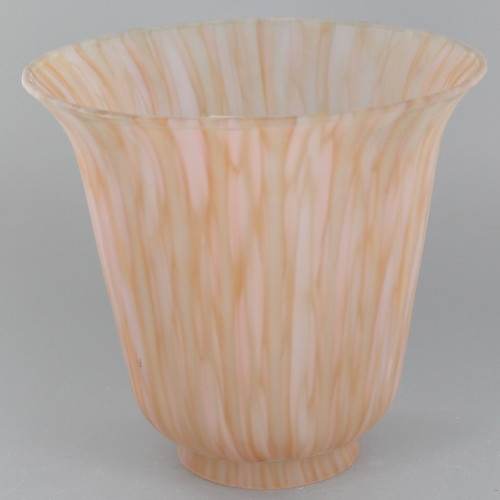 Rose Frit Bell Glass with 2-1/4in. Neck