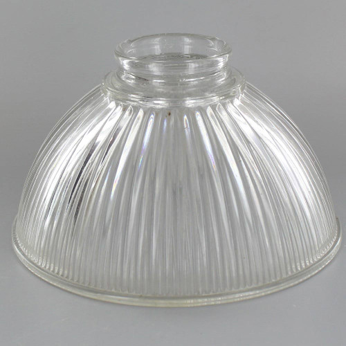 Clear Hyalophane Dome Shade with 2-1/4in. Neck