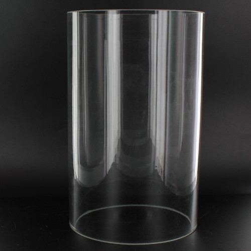 8in Tall X 5in Diameter Clear Glass Cylinder