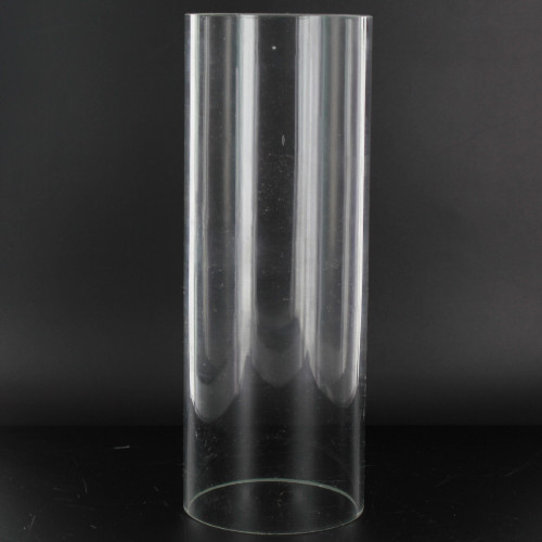 8in Tall X 3in Diameter. Clear Glass Cylinder