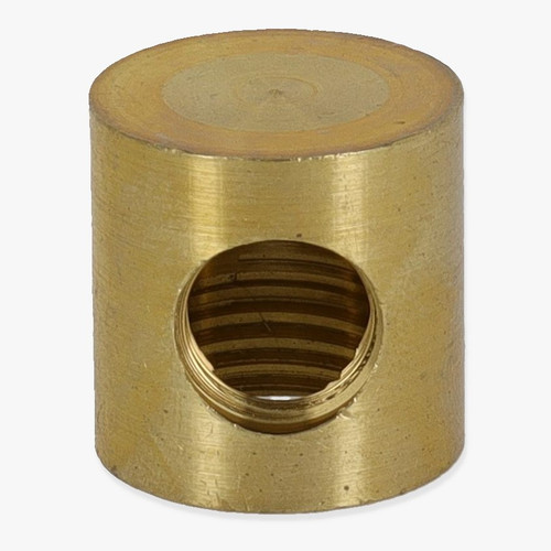 1/4ips X 1/8IPS Threaded - 3/4in Diameter 90 Degree Straight Armback - Unfinished Brass