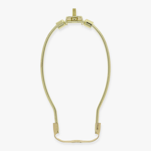 7in. Brass Plated Regular Duty Lamp Shade Harp with Saddle