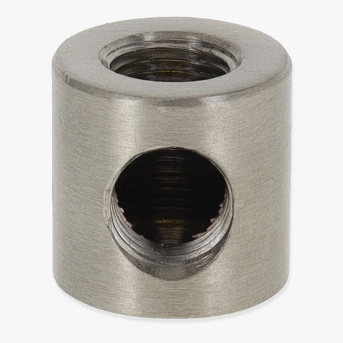 1/8ips Threaded - 3/4in Diameter 90 Degree Straight Armback - Satin Nickel