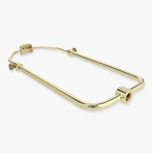 Polished Brass Finish Adjustable Lamp Shade Harp - 8 to 13in.