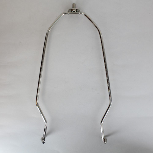 10in. Heavy Duty Nickel Plated Swing Arm Lamp Shade Harp