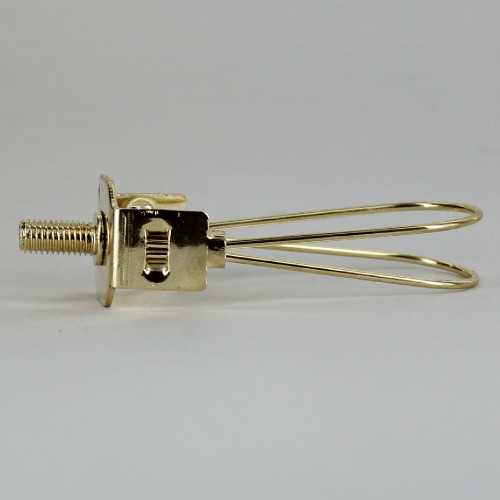 Brass Plated Candelabra Torpedo Clip-On Bulb Clip